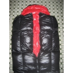 New shiny nylon wet look puffa expedition sleeping bag down sleeping bag custom made