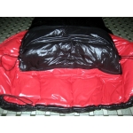 New shiny nylon wet look puffa expedition sleeping bag down sleeping bag custom made