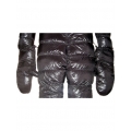 New shiny nylon wet look winter snow mittens down gloves