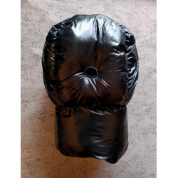 New shiny nylon wet look hood down mask winter mask MK2206
