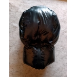 New shiny nylon wet look hood down mask winter mask MK2206