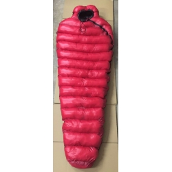 New shiny nylon wet look down sleeping bag winter sleeping bag MS2011b customized