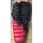 New shiny nylon wet look down sleeping bag winter sleeping bag MS2011b customized