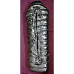 New shiny nylon wet look down sleeping bag winter sleeping bag MS2071 customized