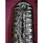 New shiny nylon wet look down sleeping bag winter sleeping bag MS2071