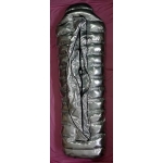 New shiny nylon wet look down sleeping bag winter sleeping bag MS2071 customized