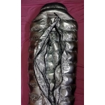 New shiny nylon wet look down sleeping bag winter sleeping bag MS2071 customized