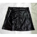 New shiny nylon wet look short skirt