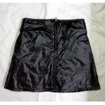 New shiny nylon wet look short skirt