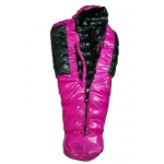 New shiny nylon wet look winter sleeping bag down sleeping sack custom made