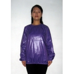 New shiny nylon wet look blouse pullover M-XXL