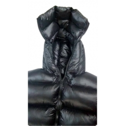 New unisex shiny nylon wet look winter coat down coat overfilled M - 3XL