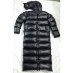 New unisex shiny nylon wet look winter coat down coat overfilled M - 3XL