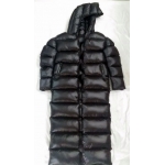 New unisex shiny nylon wet look winter coat down coat overfilled M - 3XL