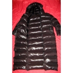 New unisex shiny nylon taffeta wet look winter coat down coat overfilled M - 3XL