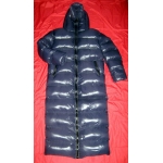 New unisex shiny nylon taffeta wet look winter coat down coat overfilled M - 3XL