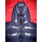 New unisex shiny nylon taffeta wet look winter coat down coat overfilled M - 3XL