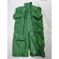 New shiny nylon wet look short overalls jumpsuit custom made S - 5XL