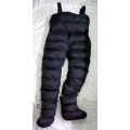 New unisex matte nylon ski bibs ski jumpsuit with boots
