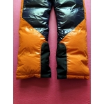New unisex shiny nylon wet look down ski bibs winter ski jumpsuit SP1049