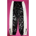 New unisex shiny nylon wet look sport trousers jogging training trousers ST1077