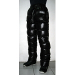 New unisex shiny nylon wet look winter trousers down trousers sport pants S - 3XL