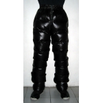 New unisex shiny nylon wet look winter trousers down trousers sport pants S - 3XL