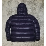 New unisex shiny nylon wet look puffer down jacket quilted winter jacket WJ2236