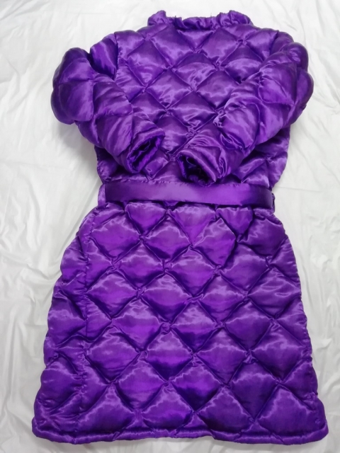 New shiny satin wet look bathrobe night robe house coat dressing gown