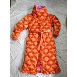 New shiny satin wet look bathrobe night robe house coat dressing gown WR3036