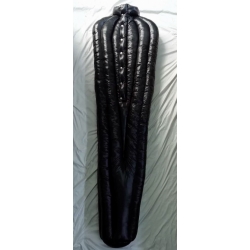 New shiny nylon wet look down sleeping bag winter sleeping sack WS7001 customized