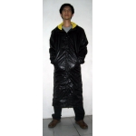 New shiny nylon wet look work coat smock M-3XL