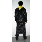 New shiny nylon wet look work coat smock M-3XL