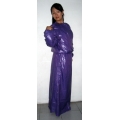 New wet look shiny nylon dress bespoke M - 3XL