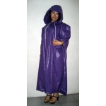 New shiny nylon cloak wet look cape