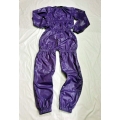 New shiny nylon wet look overalls jumpsuit custom made S - 5XL JS2050