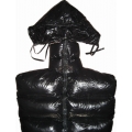 New shiny nylon wet look bondage sleeping bag winter sleeping sack custom made MS1068b