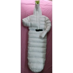 New shiny nylon wet look overfilled sleeping bag winter sleeping sack snorkel