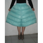 New shiny nylon wet look puffer culottes palazzo pants custom made