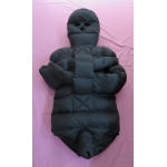 New matte nylon winter straitjacket down restraint diaper suit M - 3XL