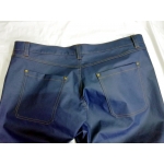 New leather jeans trousers casual pants