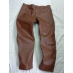 New leather jeans trousers casual pants