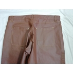 New leather jeans trousers casual pants