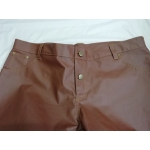 New leather jeans trousers casual pants