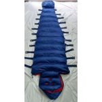 New silky shiny fabric bondage sleeping bag winter sleeping sack custom made