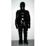 New unisex puffa shiny nylon winter overalls wet look down suit custom made