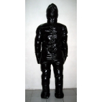 New unisex puffa shiny nylon winter overalls wet look down suit custom made