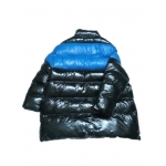 New unisex shiny nylon quilted winter coat wet look puffy big down coat oversized