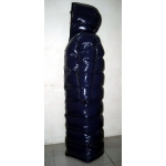 New unisex wet look shiny nylon winter coat down coat down sleeping sack winter sleeping bag