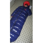 New unisex wet look shiny nylon winter coat down coat down sleeping sack winter sleeping bag